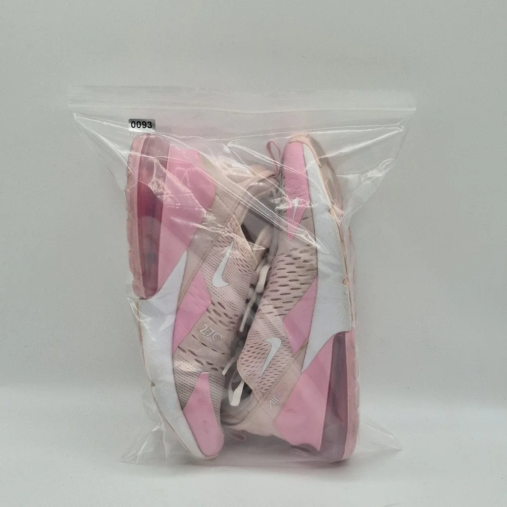 Nike Air Max 270 Shoes Youth Size 5.5Y Pink Mesh Running Sneakers CV9645-600